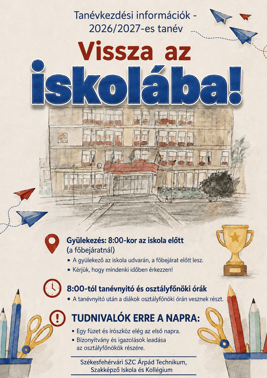 Vissza az iskolába!